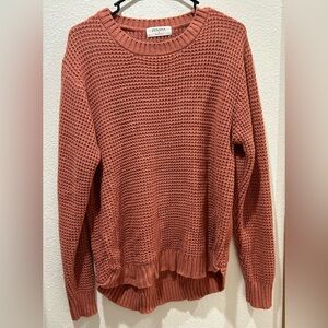 Knit Sweater with Rhinestones